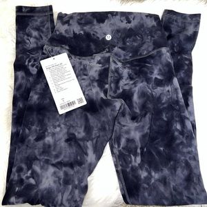 *SOLD* Align HR Pant 28” lululemon new with tags color diamond dye pitch Grey